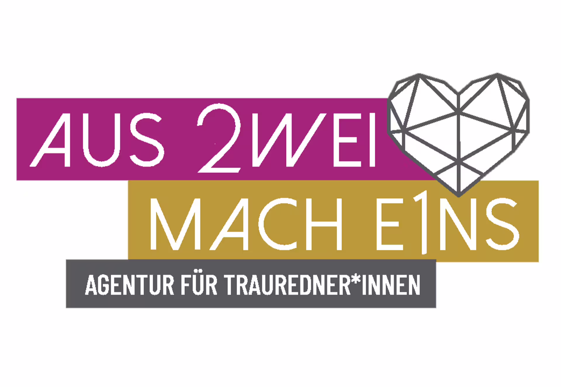 Aus Zwei mach Eins – Agentur für Trauredner*innen