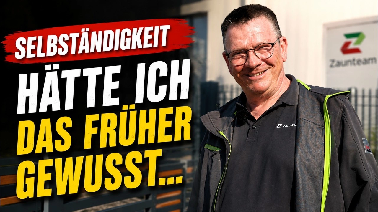 20 Jahre zu spät! Trotzdem beste Entscheidung seines Lebens (Zaunteam Franchise Erfahrung)